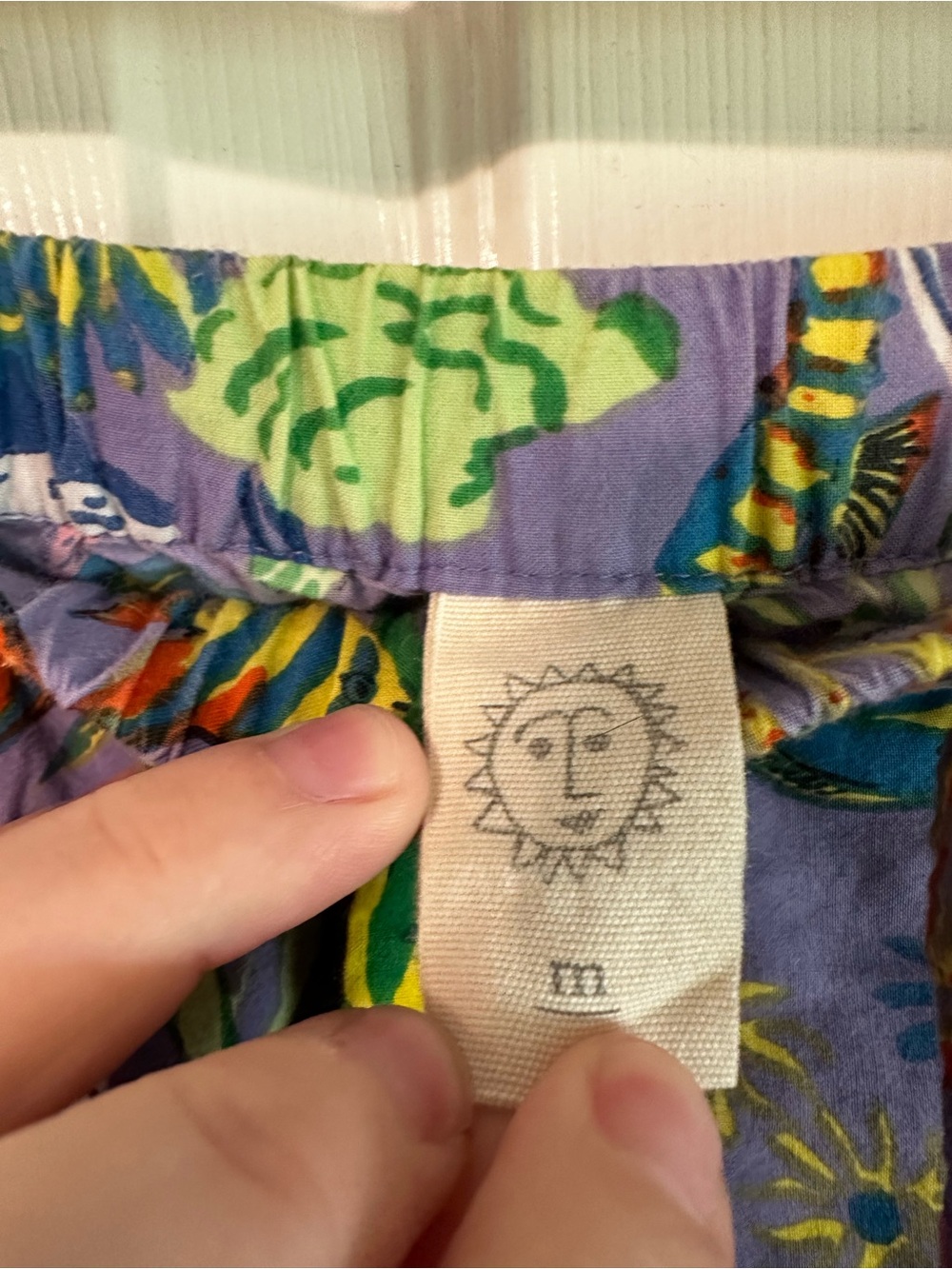 Printfresh Purple Ocean-Print Short-Sleeve Pajama Set - Picture 7 of 9